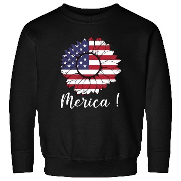 Discover Merica Sunflower Usa Flag Sweatshirts