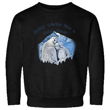 Discover Enjoy winter like a polar bear Sweatshirts