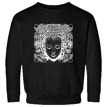 Discover Brain Structures - Surreal Art Sweatshirts