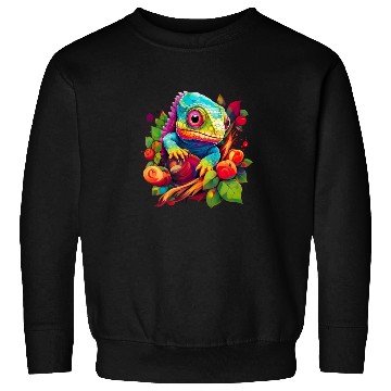 Discover Cute Chameleon for Lizard Pet Lover Sweatshirts