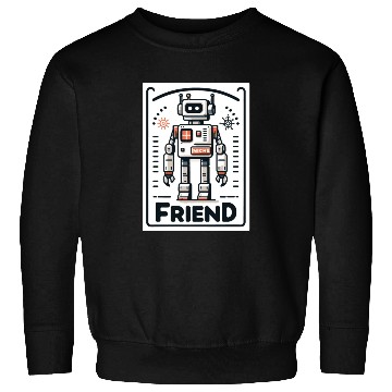 Discover Niche Friend Robot Artificial Intelligence Design Sweatshirts