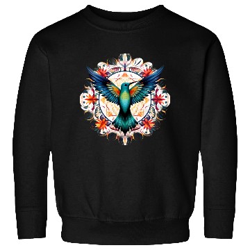 Discover Hummingbird Mandala Art Sweatshirts