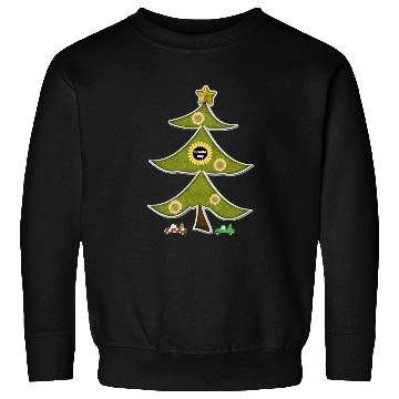 Discover The Crazy Grudlebay Sunflower Christmas Tree Sweatshirts