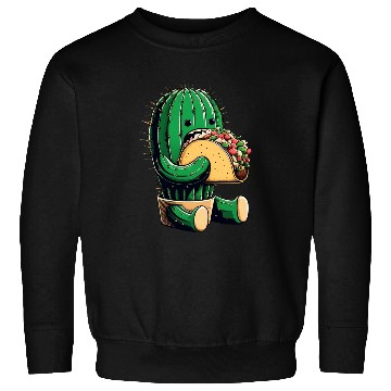 Discover Mexican taco cactus Sweatshirts