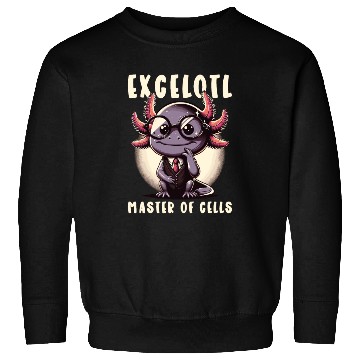 Discover Excelotl Geeky Spreadsheet Axolotl Sweatshirts