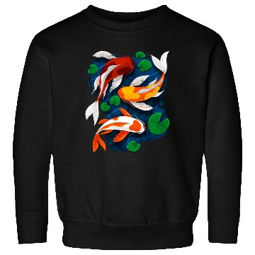 Discover Koi Fish Lover Water Pond Animal Pet Asian Sweatshirts