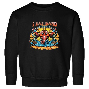 Discover I Eat Sand and Muscular Shrimp Sweatshirts
