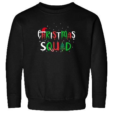 Discover Candy Cane Christmas Squad Santa Claus Winter Sweatshirts