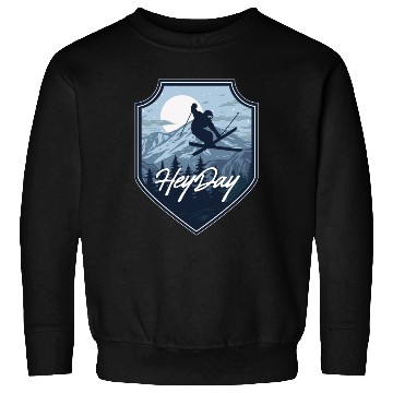 Discover Skiing Free Style logo. By "Hey Day" Sweatshirts