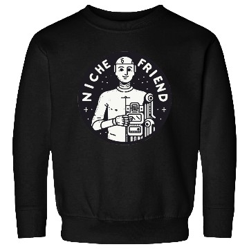 Discover Niche Friend Robot Sweatshirts Cyborg Artificial Intellige