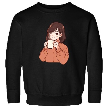 Discover Girl Drinks Cute Sweatshirts