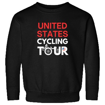 Discover Cycling Tour - USA Design Sweatshirts