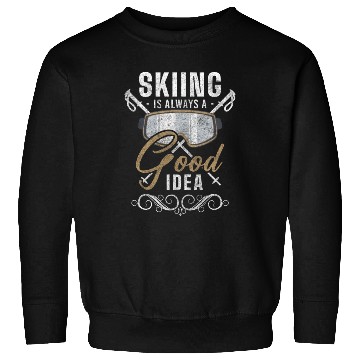 Discover Snowboarding Slopes Winter Ski Area Sweatshirts