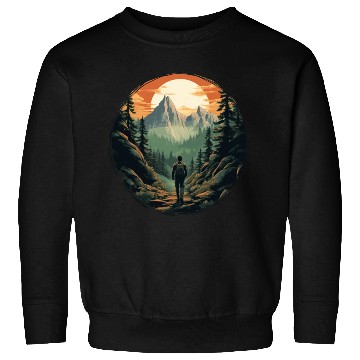 Discover Forest nature trekking adventure Sweatshirts