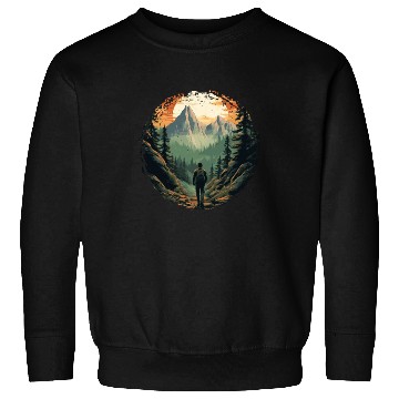 Discover Forest nature trekking adventure Sweatshirts