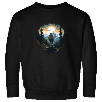 Discover Forest nature trekking adventure Sweatshirts