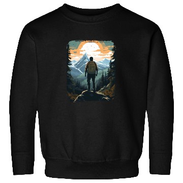 Discover Forest nature trekking adventure Sweatshirts