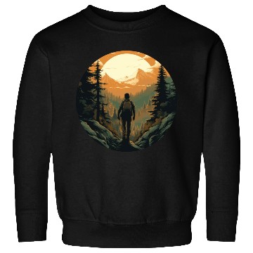 Discover Forest nature trekking adventure Sweatshirts