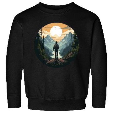 Discover Forest nature trekking adventure Sweatshirts
