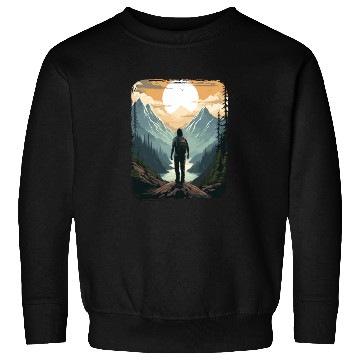 Discover Forest nature trekking adventure Sweatshirts