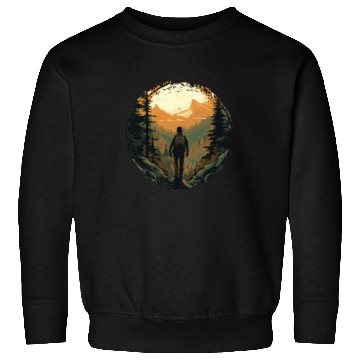 Discover Forest nature trekking adventure Sweatshirts