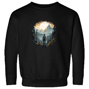 Discover Forest nature trekking adventure Sweatshirts