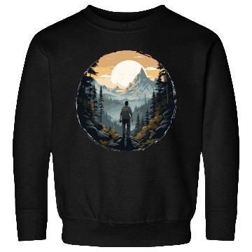 Discover Forest nature trekking adventure Sweatshirts