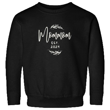 Discover Mommom Established 2024 Funny Grandma Sweatshirts