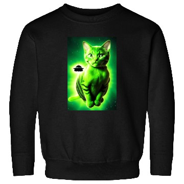 Discover Cute Alien Cat Sweatshirts