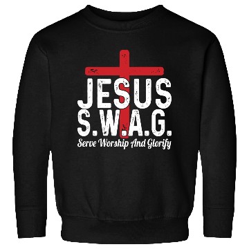 Discover Jesus Serve Worship and Pray SWAG Christian Sweatshirts