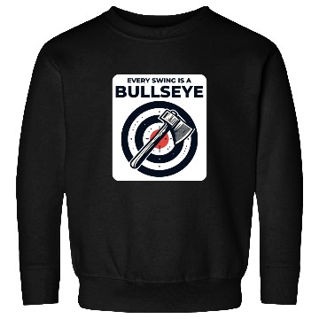 Discover Axe Throwing Axe Thrower Lumberjack Funny Bullseye Sweatshirts