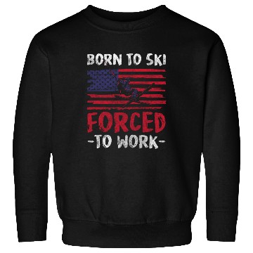 Discover Skiing Mountain Snow Ski Area Sweatshirts