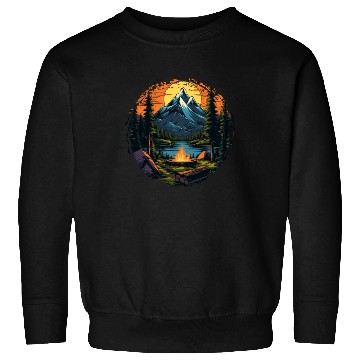 Discover Forest nature trekking adventure Sweatshirts