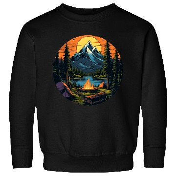 Discover Forest nature trekking adventure Sweatshirts