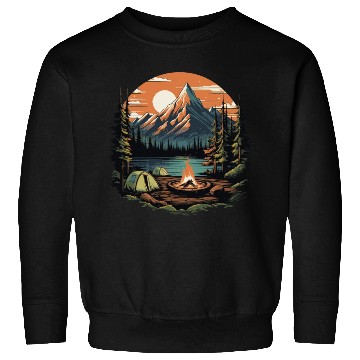 Discover Forest nature trekking adventure Sweatshirts