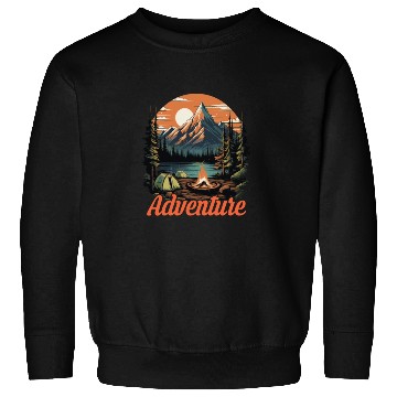 Discover Forest nature trekking adventure Sweatshirts