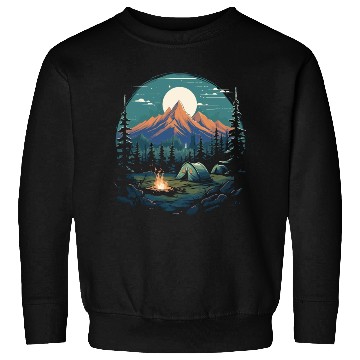 Discover Forest nature trekking adventure Sweatshirts