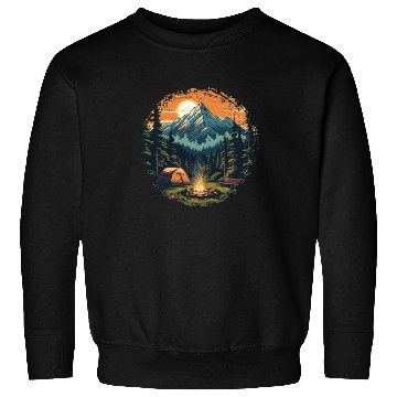 Discover Forest nature trekking adventure Sweatshirts
