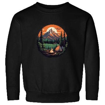 Discover Forest nature trekking adventure Sweatshirts