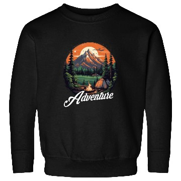 Discover Forest nature trekking adventure Sweatshirts