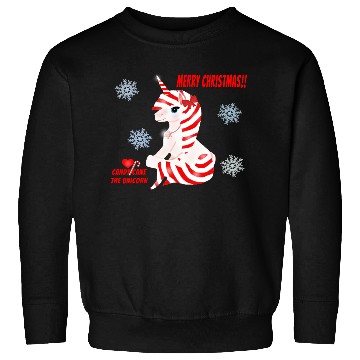 Discover "Candy Cane the Unicorn" (Snowflake Snuggliezz) Sweatshirts