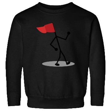 Discover Walking Red Flag Sweatshirts