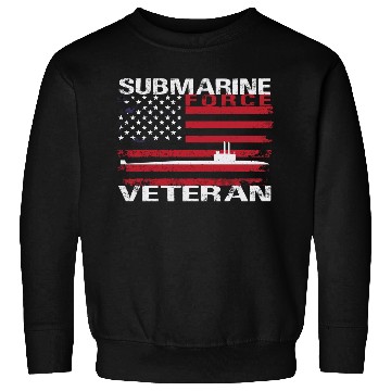 Discover Submarine Force Veteran Usa Flag White Stars Sweatshirts
