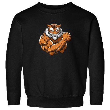 Discover Workout Gym Tiger Sweatshirts