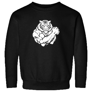 Discover Workout Gym Tiger Sweatshirts