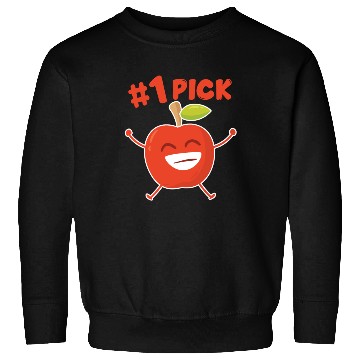Discover Apple Number 1 Pick Apple Orchard Apple Picking Sweatshirts