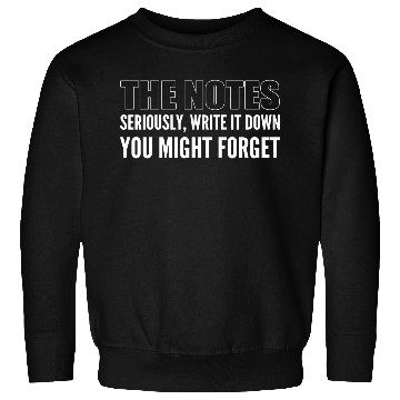 Discover Take Notes Seriously. Musician Gift Sweatshirts
