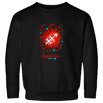 Discover Sagittarius in the Winter Wonderland Sweatshirts