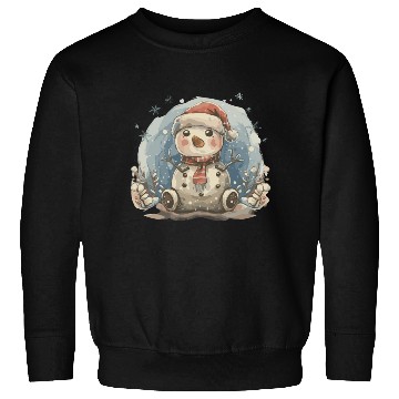 Discover Christmas Golf Snowman Santa Hat Gift design Sweatshirts
