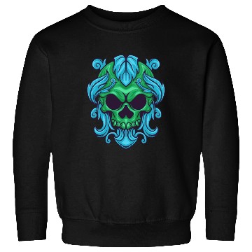 Discover Green skull Sweatshirts